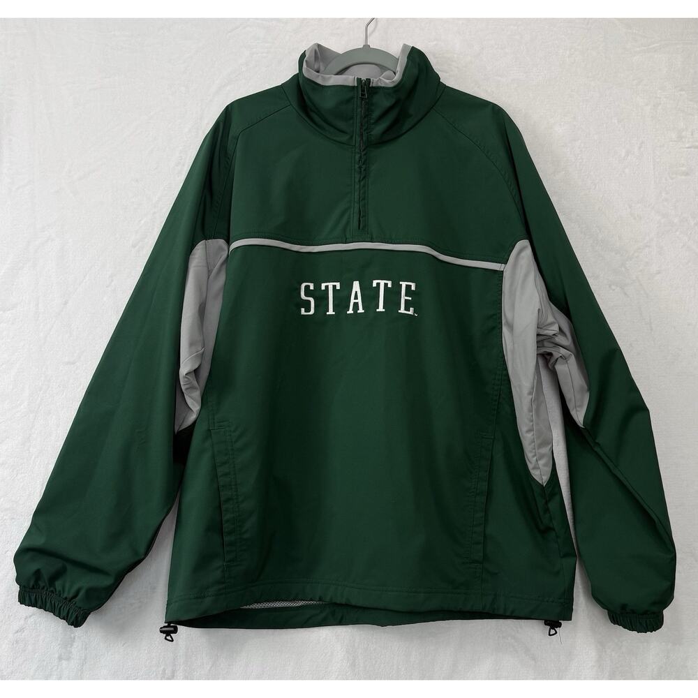 Columbia Michigan State Spartans MSU NCAA 1/4 Zip Jacket Adult XL